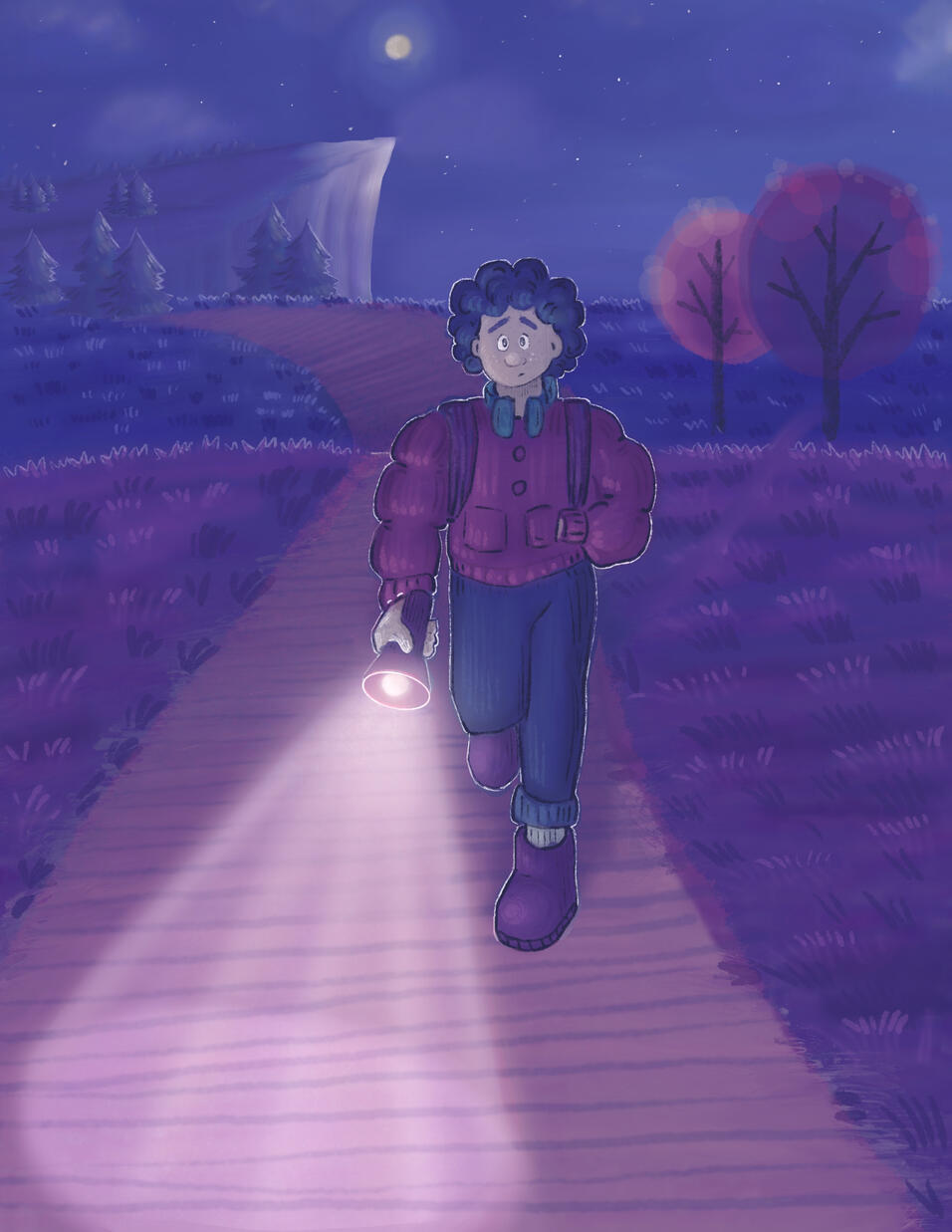 Boy with Flashlight